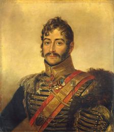 Portrait of Yegor I. Meller-Zakomelsky (1767-1830), 1823. Creator: George Dawe