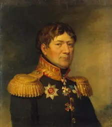 Portrait of Yegor M. Pillar (1767-1830), 1822. Creators: George Dawe, Workshop of George Dawe