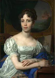 Portrait of Yekaterina Vladimirovna Rodzyanko, 1821. Artist: Borovikovsky, Vladimir Lukich (1757-1825)