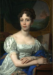 Portrait of Yekaterina Vladimirovna Rodzyanko, 1821. Artist: Borovikovsky, Vladimir Lukich (1757-1825)