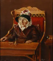 Portrait of Yekaterina Alexandrovna Arkharova, née Rimskaya-Korsakova (1755-1836), 1830s