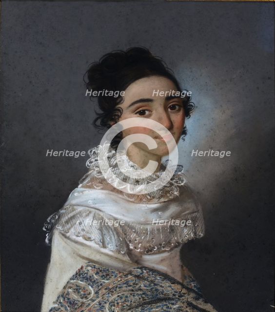 Portrait of Yekaterina Emmanuilovna Abamelik-Lazareva (1806-1880), née Manuk-Bey, 1820. Artist: Bardou, Karl Wilhelm (1750s-after 1842)