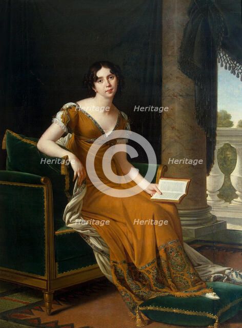 Portrait of Yelizaveta Demidova, Between 1800 and 1805. Artist: Lefévre, Robert (1756-1830)