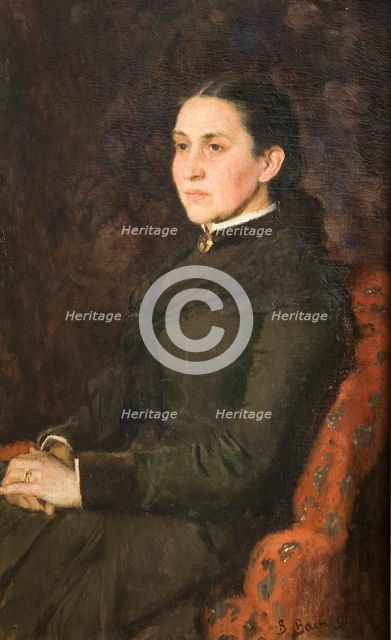Portrait of Yelizaveta Grigoryevna Mamontova (1847-1908), 1885.