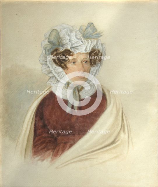Portrait of Yelizaveta Markovna Poltoratskaya (1768-1838), 1820s. Artist: Anonymous  