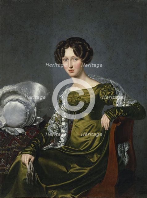 Portrait of Yelizaveta Paskaya-Sharapova, 1824. Creator: Ivan Eremeevich Yakovlev.