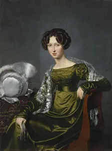 Portrait of Yelizaveta Paskaya-Sharapova, 1824. Creator: Ivan Eremeevich Yakovlev