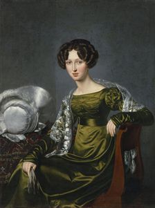 Portrait of Yelizaveta Paskaya-Sharapova, 1824. Creator: Ivan Eremeevich Yakovlev