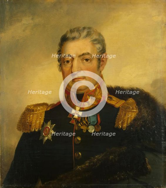 Portrait of Yeremey Ya. Savoini (1766-1836), 1824. Creators: George Dawe, Workshop of George Dawe.