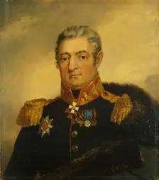 Portrait of Yeremey Ya. Savoini (1766-1836), 1824. Creators: George Dawe, Workshop of George Dawe