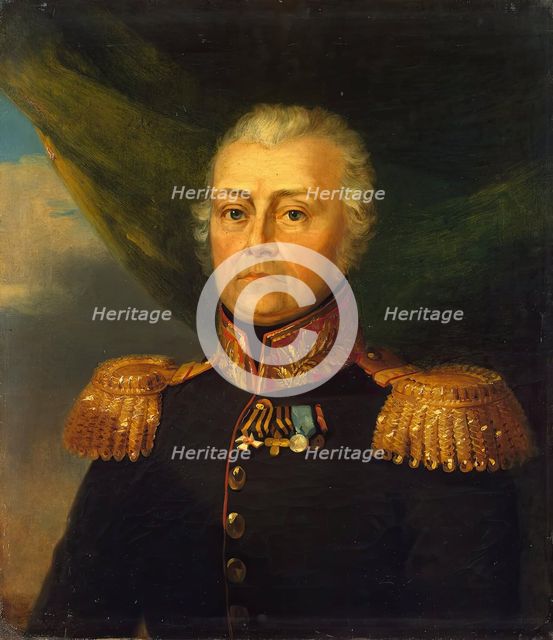 Portrait of Yermolai Ye. Hamper (1750-1814), 1828. Creators: George Dawe, Workshop of George Dawe.