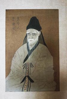 Portrait of Yi Hwang (1501-1570), 20th century. Creator: Anonymous