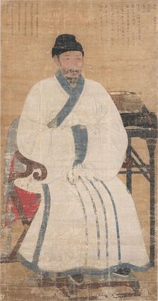 Portrait of Yi Jehyeon (1288-1367), ca 1319. Creator: Anonymous