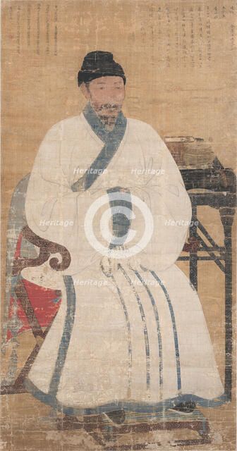 Portrait of Yi Jehyeon (1288-1367), ca 1319. Creator: Anonymous.