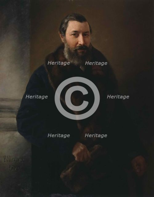 Portrait of Yuri Fyodorovich Samarin (1819-1876), 1872.