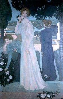 Portrait of Yvonne Lerolle 1897. Artist: Maurice Denis