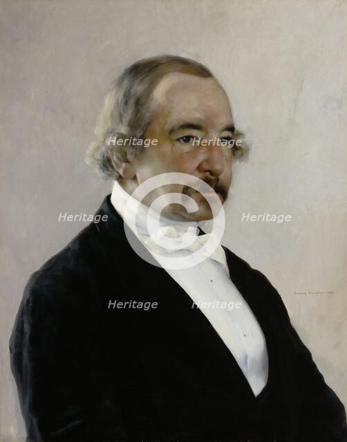 Portrait of Zacharias Topelius, 1880. Creator: Gunnar Berndtson.