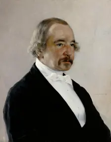 Portrait of Zacharias Topelius, 1880. Creator: Gunnar Berndtson