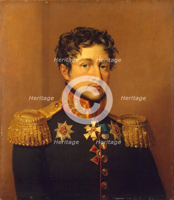 Portrait of Zakhar D. Olsufyev (1773-1835) (1st), 1823. Creator: Workshop of George Dawe.