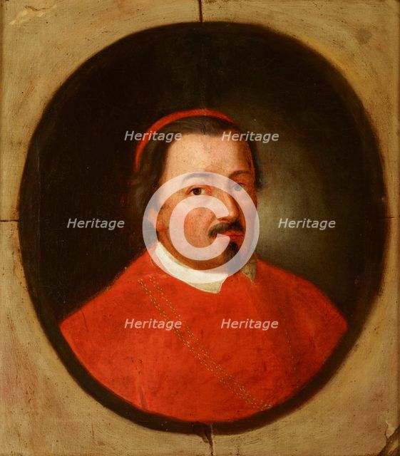 Portrait of Zbigniew Olesnicki (1389-1455) Debno Coat of Arms, Bishop of Krakow...between 1777-1788. Creator: Friedrich Kloss.
