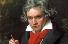 Portrait Ludwig van Beethoven when composing the Missa Solemnis', 1820. Creator: Stieler, Joseph Karl (1781-1858).