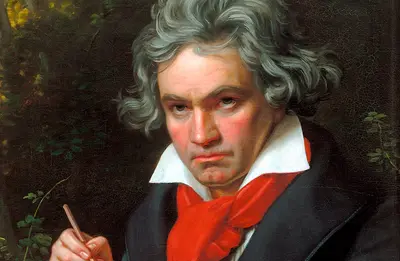 Portrait Ludwig van Beethoven when composing the Missa Solemnis', 1820. Creator: Stieler, Joseph Karl (1781-1858).