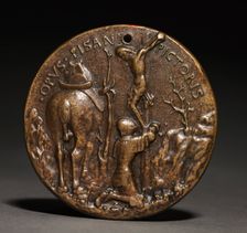Portrait Medal of Domenico Novello Malatesta (reverse), c. 1445. Creator: Pisanello (Italian, Ferrara, c. 1395-1455)