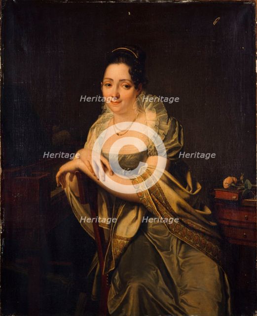Portrait said to be of Armande Louise Mallet (1770-1822), wife Gersin, between 1770 and 1822. Creator: Unknown.