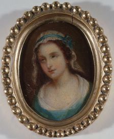Portrait said to be of Charlotte Corday (1768-1793), between 1788 and 1798. Creator: Unknown