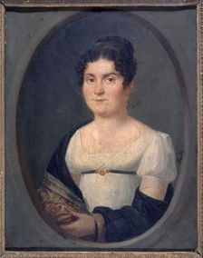 Portrait said to be of Mrs. Jules Raulin (Empire period), between 1804 and 1814. Creator: Unknown
