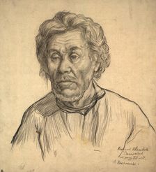 Portrait sketch. Nikolai Ivanovich Segilietov, 1928. Creator: Dmitrii Innokent'evich Karatanov