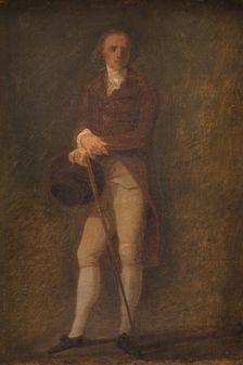 Portrait sketch of the painter N.A. Abildgaard (?), 1760-1802. Creator: Jens Juel