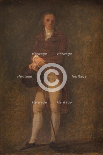 Portrait sketch of the painter N.A. Abildgaard (?), 1760-1802. Creator: Jens Juel.