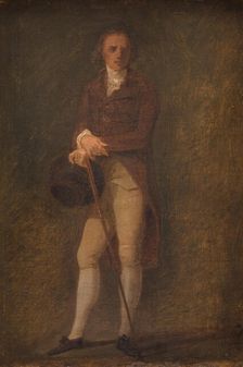 Portrait sketch of the painter N.A. Abildgaard (?), 1760-1802. Creator: Jens Juel