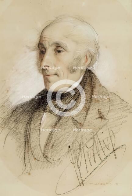 Portrait Sketch, c1840s. Creator: John Phillip.