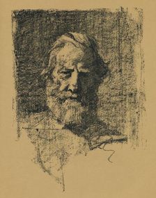 Portrait Sketch c1895, (1896). Artist: Alfred Hartley