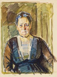 Portrait sketch, c1910s. Creator: Verner Thome