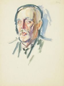 Portrait sketch, c1910s. Creator: Verner Thome