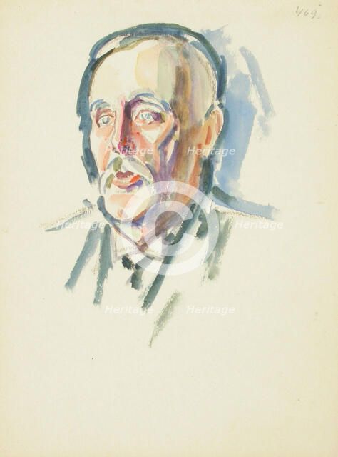 Portrait sketch, c1910s. Creator: Verner Thome.