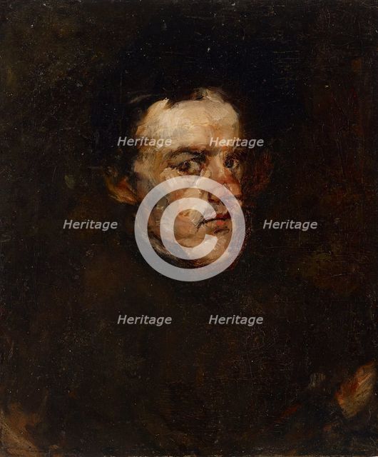 Portrait Sketch (Charles H. Freeman), date unknown. Creator: Joseph Frank Currier.