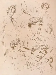 Portrait Studies c1880, (1904). Artist: Mortimer L Menpes