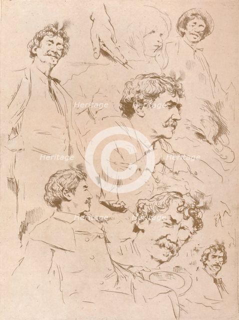 'Portrait Studies', c1880, (1904). Artist: Mortimer L Menpes.