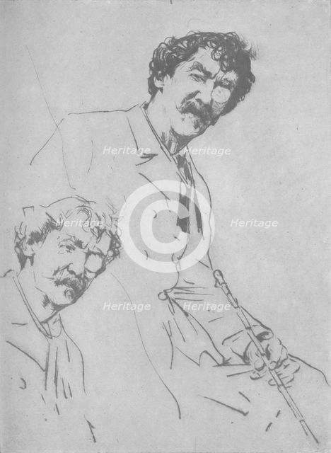 'Portrait Studies', c1880, (1904). Artist: Mortimer L Menpes.