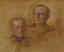 Portrait Studies of Field Marshal Helmuth Graf von Moltke (1800-1891), ca 1880-1885
