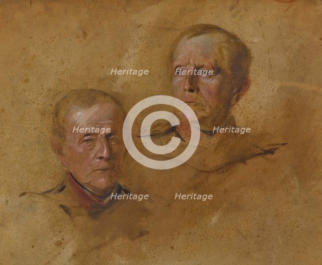 Portrait Studies of Field Marshal Helmuth Graf von Moltke (1800-1891), ca 1880-1885.