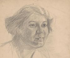 Portrait study, 1905-1915. Creator: Ferdinand Katona