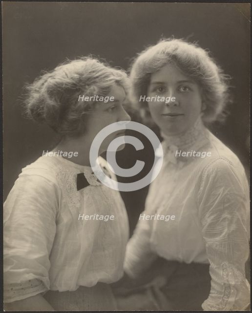 Portrait Study, 1907-1924. Creator: Louis Fleckenstein.