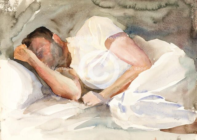 Portrait Study, ca. 1931. Creator: Thomas La Farge.