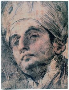 Portrait Study c1676-1727. Artist: Giovanni Antonio Pellegrini