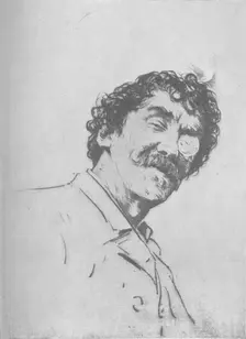 Portrait Study c1880, (1904). Artist: Mortimer L Menpes
